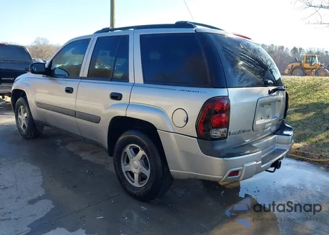 2004 Chevrolet Trailblazer Ls из США, поврежденный, VIN 1GNDS13S942274359